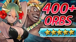 Fire Emblem Heroes - 400+ Orbs Summons: Summer Laegjarn, Helbindi, Gunnthra & Laevatein [FEH]