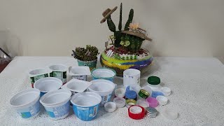 놀랍고도!! 간단한 요플레,병두껑,아이디어3가지 !! (brilliant idea to recycle plastic cap and cup)