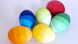 Как оригинально покрасить яйца на Пасху