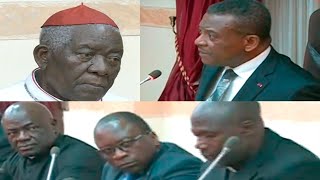 Le cardinal Christian Tumi chez le premier ministre, Joseph Dion Nguté.