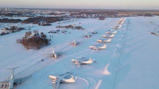 Погрузка военнослужащих российского миротворческого контингента ОДКБ на аэродроме Иваново-Северный
