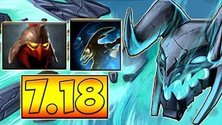 RAMPAGE! ВИСАЖ НА МИДЕ 7.18 ДОТА 2 █ VISAGE 7.18 DOTA 2