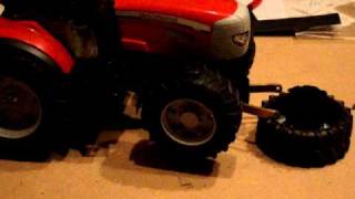 TRATTORE TRAKTOR BRUDER RC TEST SOLLERVATORE ANTERIORE