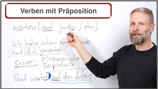 Lerntipp für Verben mit Präpositionen