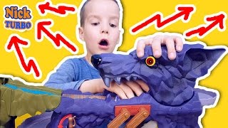 Трек с машинкой ВОЛЧЬЯ ГОРА Обзор с Nick TURBO  Matchbox and car Track Set Playset for kids