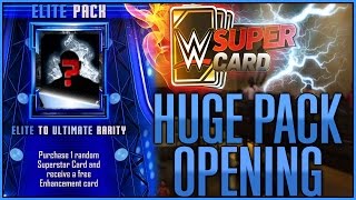 HUGE ELITE - ULTIMATE PACK OPENING! - WWE SUPERCARD SEASON 3