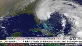 Ураган Sandy обрушивается на США