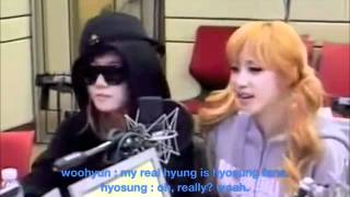 (ENG)infinite woohyun brother is secret hyosung fan?!