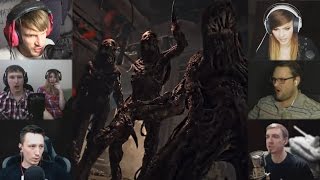 "Реакции Летсплейщиков" на Нападение Плесневиков из Resident Evil 7