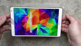SAMSUNG SM-T705 ПЕРЕКЛЕЙКА СТЕКЛА / СЛОМАЕМ? ОГРОМНЫЙ SUPER AMOLED Ч.1