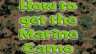 MW3 - How to get the Marine Camo on Xbox 360 and PS3. New Camouflage for Everyone!!