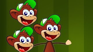 Five Little Monkeys Jumping On The Bed ? Children Nursery Rhyme Song with Lyrics