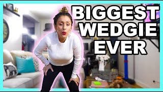 WORLD'S WORST WEDGIE! DAY IN THE LIFE OF A STAY AT HOME MOM