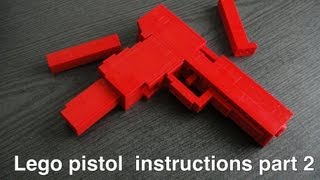 Lego pistol instructions part 2 of 2