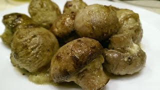 ВКУСНЕЙШИЕ ШАМПИНЬОНЫ РЕЦЕПТ |Простой Рецепт Грибов |Как приготовить шампиньоны |Mushrooms Recipe