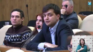 Иван Коломоец на родительском селекторе Департамента образования