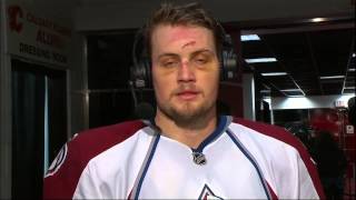 John Mitchell interview 31 Jan 2013 Colorado Avalanche vs Calgary Flames NHL Hockey