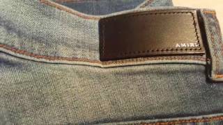 AMIRI Jean's Tapering legs talk over with The Denim Doctor
