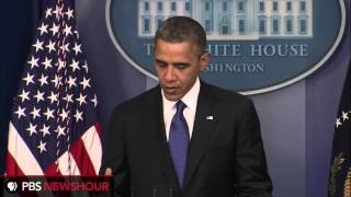 Watch President Obama Address Fiscal Cliff Negotiations
