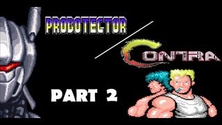Probotector (Contra) (NES) Complete Walkthrough (Part 2)