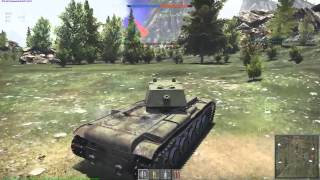 War Thunder ЗБТ Обзор слабых мест КВ-1 + БОЙ