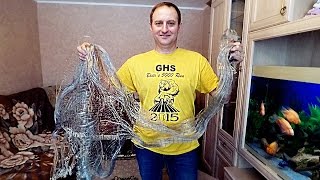 Кастинговая сеть Накидка - Парашют! Секрет изготовления -1 часть!