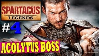 SPARTACUS LEGENDS: Walkthrough DEFEAT ACOLYTUS BOSS District Mercatus - PS3/XBOX360 [HD]