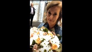 Ксения Собчак на премьере песни ВОДИЦА Ольги Бузовой))