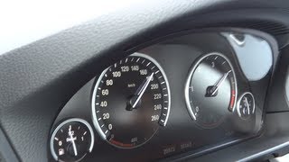 2012 BMW F10 520d - Autobahn -Test (1080p FULL HD)