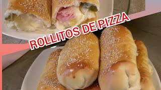 ROLLITOS DE PIZZA HAWAIIANOS
