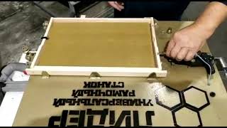 "Лидер" -Аналога нет ! Сборка рамок,  Натяжка проволоки,  Наващивание на одном станке !