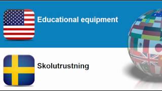 Learn Swedish = Topic = School furniture