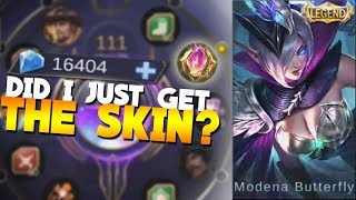 16K Diamonds in Magic Wheel for The New Miya Legendary Skin Mobile Legends