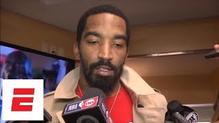 Kevin Love, Kyle Korver, JR Smith react to LeBron James' buzzer-beating game-winner vs Pacers | ESPN