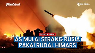 Rudal HIMARS AS Hancurkan Gedung yang Diduduki Rusia di Donetsk