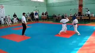 Бой за выход в полуфинал. Каратэ. Город Оренбург. СК Маяк. 21.04.2018.