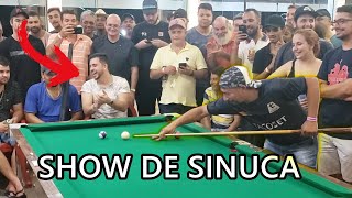Bruxo da Sinuca dando Show no Par ou Ímpar