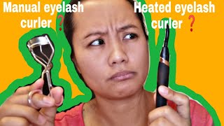 Which Is Better Heated Eyelash Curler or Manual? Unbelievable- Nuonove Heated Eyelash Curler Review