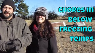 Animals Still Eat and Drink in the Winter?  Winter Time Chores on the Homestead.