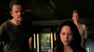Raza and Marauder scenes from Dark Matter, Season 2, Episode 8