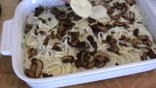 Truffled Mushroom and Potato Gratin
