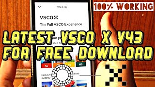 How to get vsco x premium for free|no root method|direct download