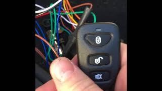 $10 eBay keyless entry installation