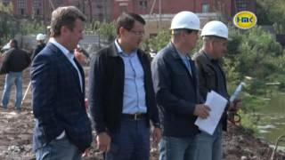 Строительство набережной в Наро-Фоминске идёт полным ходом