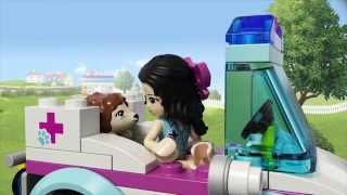 Lego Friends | 41086 | Vet Ambulance | Lego 3D Review