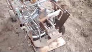 Картофелекопалка барабанного типа часть 4.