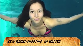 Sexy Bikini-Shooting unter Wasser
