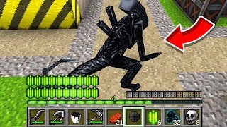How to play ALIEN in Minecraft! Real life family XENOMORPH! Battle NOOB VS PRO Animation