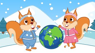 Famille d'Écureuil - Voyageur Du Globe Animé 2021 en Français