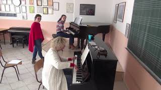 08.01.2020 Svea Zilt: Mira Marchenko' Master class, Music school, Budva, Montenegro